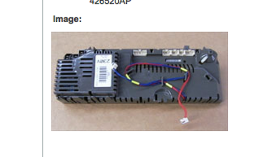 Fisher paykel Washing Machine older version mMotor Control Module PCB gw709, GW609, GW509, NO LONGER AVAIL ABLE